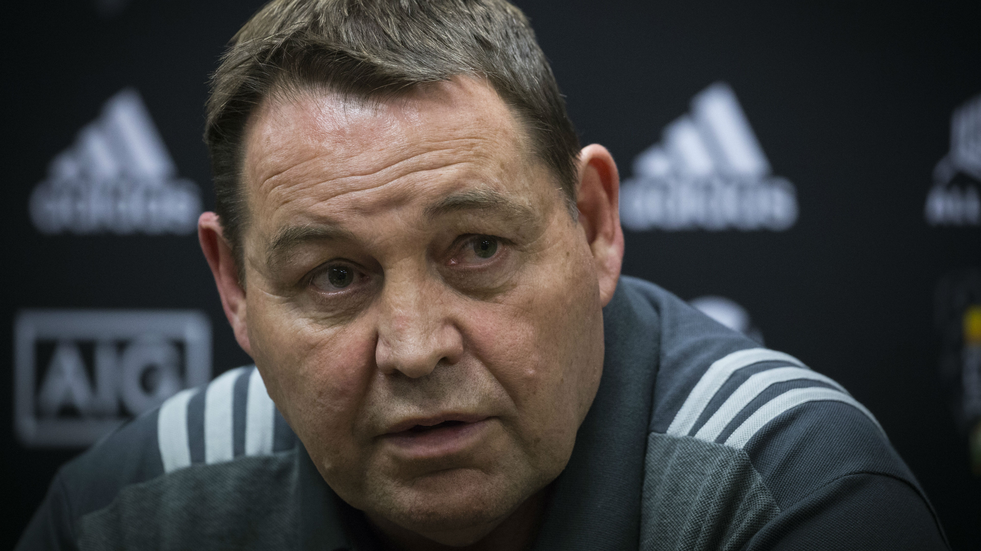 All Blacks coach Steve Hansen. Photo / Greg Bowker.