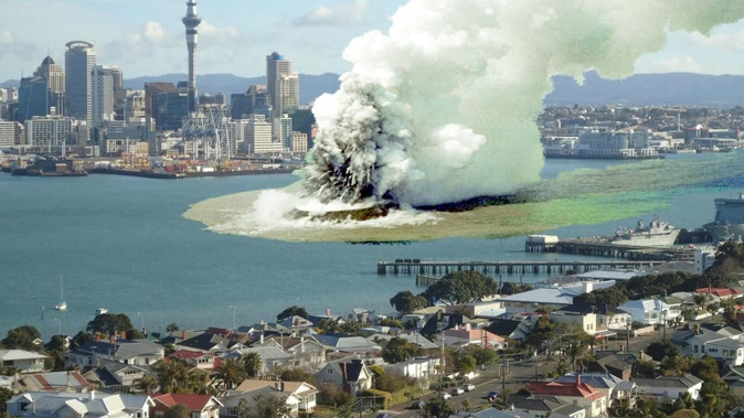 Much of Auckland is at risk - more than 50 volcanoes lie beneath a field stretching across 360sq km - and more than one million people live on areas where an eruption could occur. Photo / Supplied