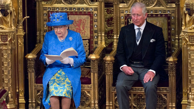 Queen Elizabeth II delivers the Queen's Speech whilst sat next to Prince Charles, Prince of Wales during the State Opening of Parliament in the House of Lords at the Palace of Westminster on June 21, 2017 in London, United Kingdom (Getty Images)
