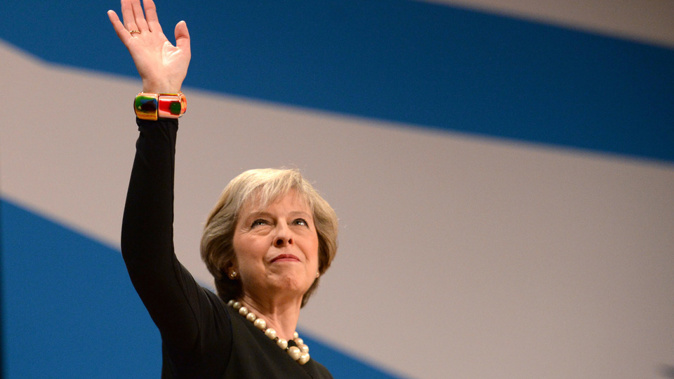 British Prime Minister Theresa May. Photo / AP.