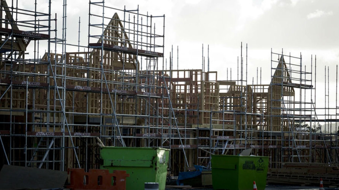Construction at Hobsonville Point, Auckland. (Photo / Dean Purcell)