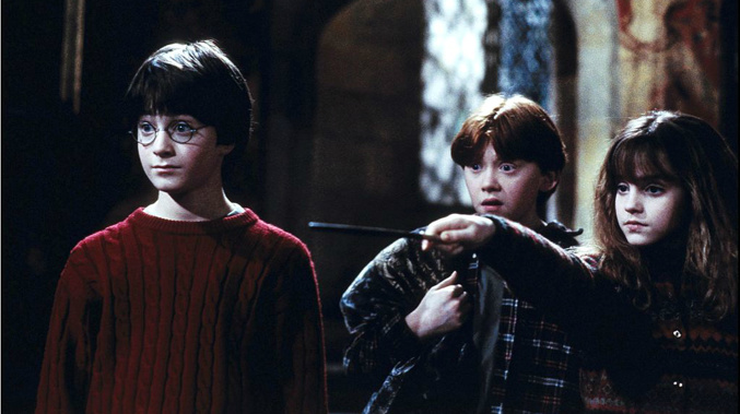 A still from the Harry Potter and the Philosopher's Stone film. (Getty)