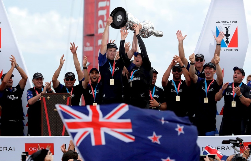 PHOTOS Team New Zealand WIN the America's Cup PHOTOS Team New Zealand WIN the America's Cup