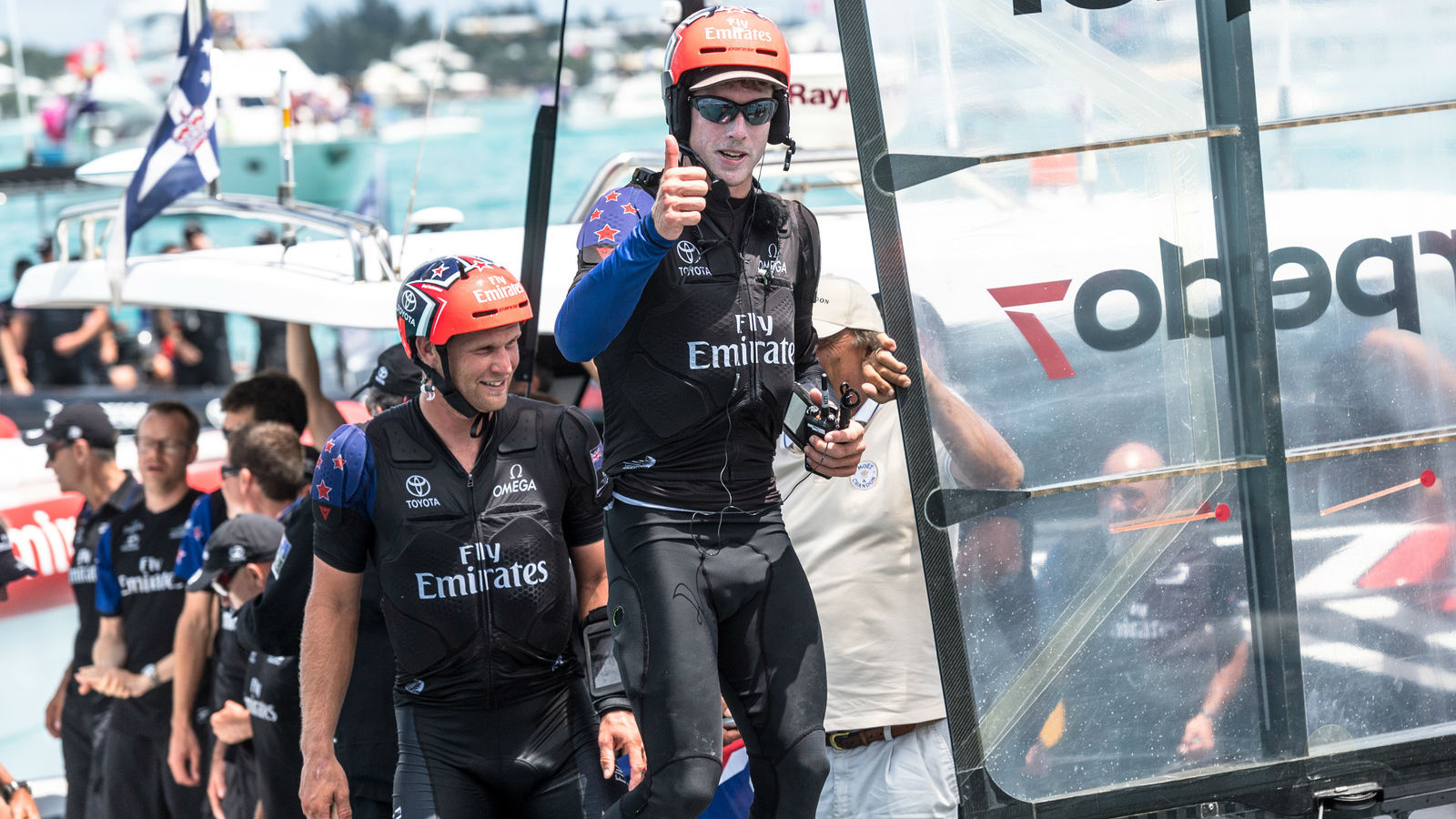 Man of the moment Peter Burling was like a young Sir Ed, a thoroughly dedicated young man obviously, but emotion clearly isn't part of his DNA which is probably why he knocked that bastard Jimmy Spithall off. (Photo \ Ricardo Pinto)