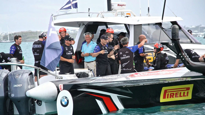 Team New Zealand are selling three chase boats on a Bermuda website. (Photo \ Photosport)