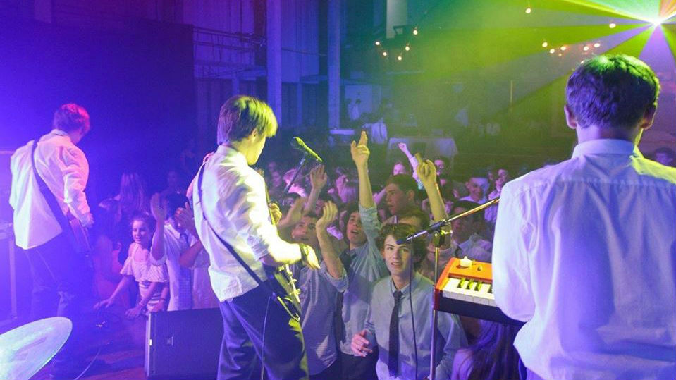 Run 77 were the first band to play the new town hall. (Photo \ Supplied)