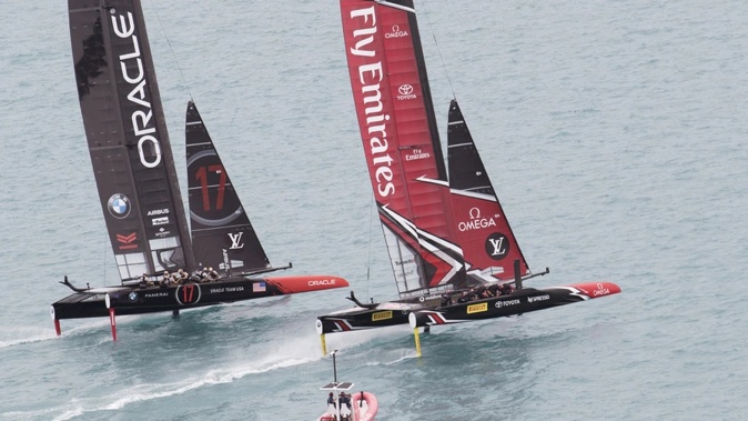 Sport is a big one, I agree with that. And I love the way the nation sits up when the All Blacks play, or when Team New Zealand is foiling its way to victory in Bermuda. (Photo \ NZ Herald)