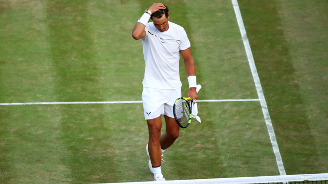 Rafael Nadal of Spain at the Wimbledon Lawn Tennis Championships Photo / Getty Images