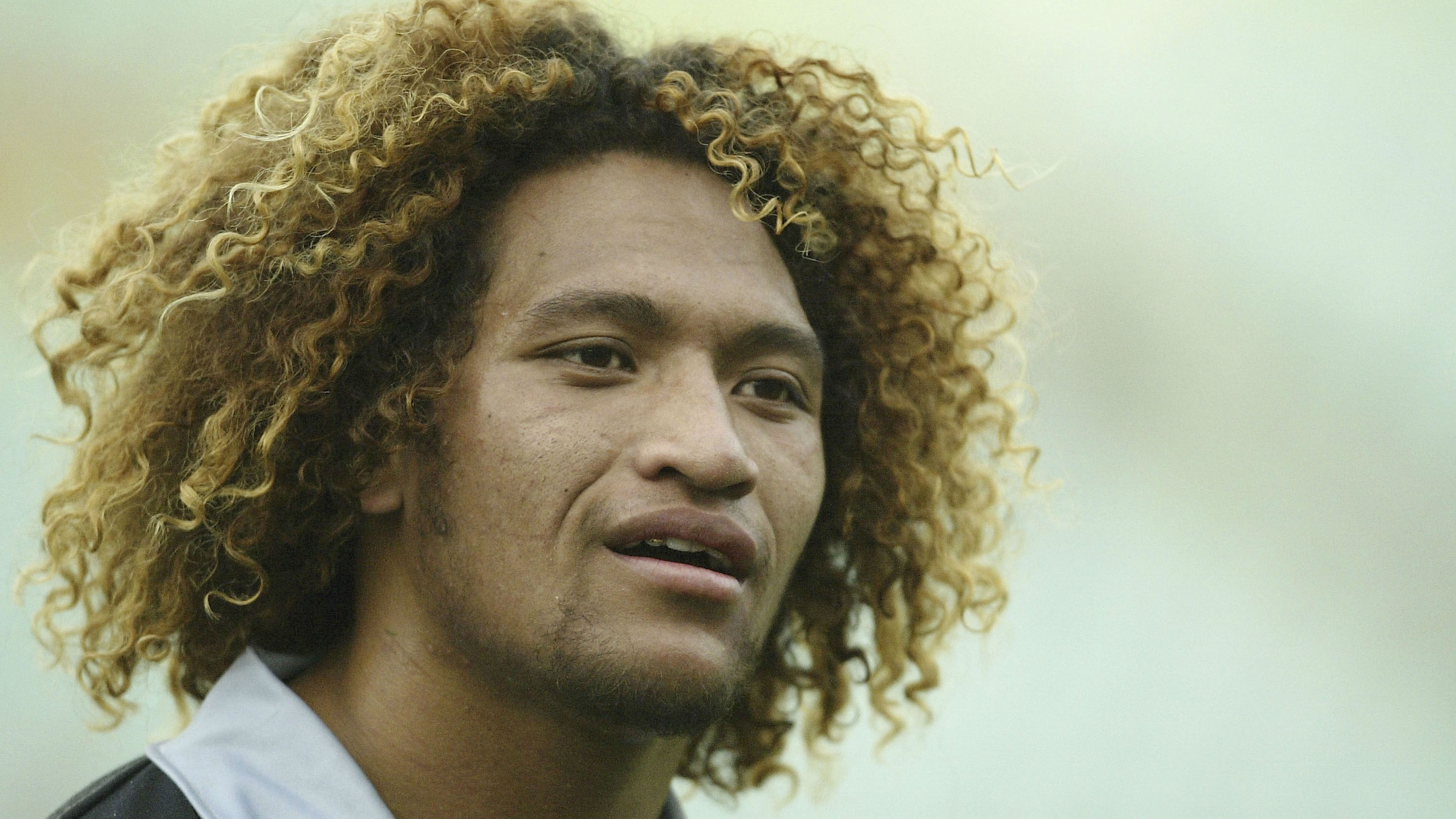 Manu Vatuvei of the Warriors after his debut in the round eleven NRL match between the South Sydney Rabbitohs and the Warriors at Aussie Stadium on May 23, 2004 in Sydney, Australia. Getty Images.