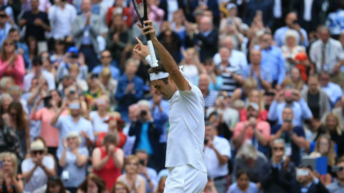 Roger Federer of Switzerland. (Getty)