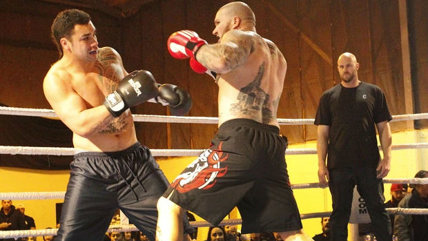 Battling it out in the ring. (Photo \ Tania Whyte) 