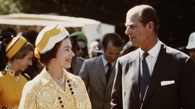 Queen Elizabeth II and Prince Philip in New Zealand during their Commonwealth Tour in 1974