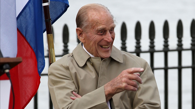 The Duke Of Edinburgh Prince Philip Attends The Renaming Ceremony For 'The City Of Adelaide' Clipper Ship in 2013