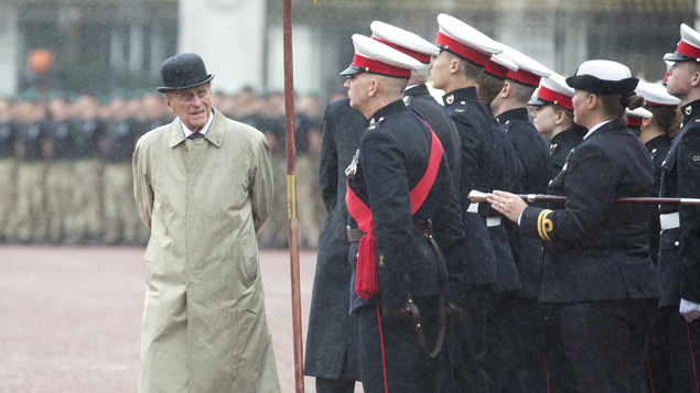 Duke of Edinburgh, Prince Philip attends his final public engagement - the Captain General's Parade at the Buckingham Palace Forecourt in London, August 2 2017