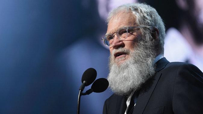 David Letterman speaks onstage at the 32nd Annual Rock & Roll Hall Of Fame Induction Ceremony at Barclays Center on April 7, 2017 in New York City. Getty Images.