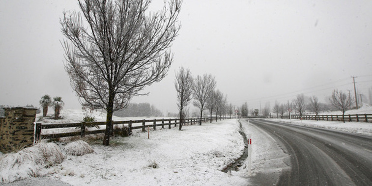 Snow and ice were still a problem on Sunday morning and motorists should carry chains, the council said. (File photo)