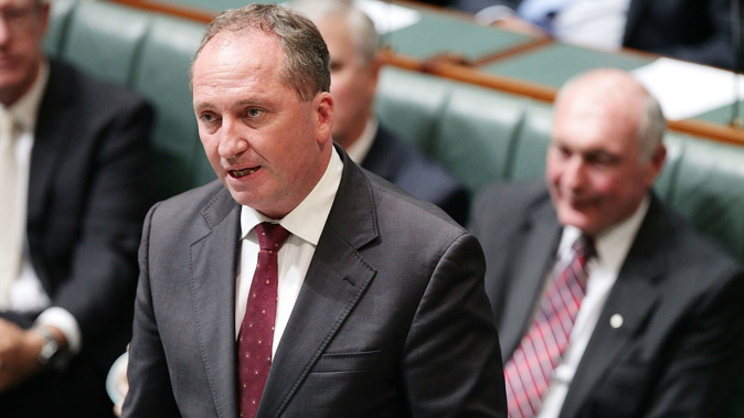 Australia's Deputy Prime Minister Barnaby Joyce has renounced his NZ citizenship. (Photo / Getty Images)