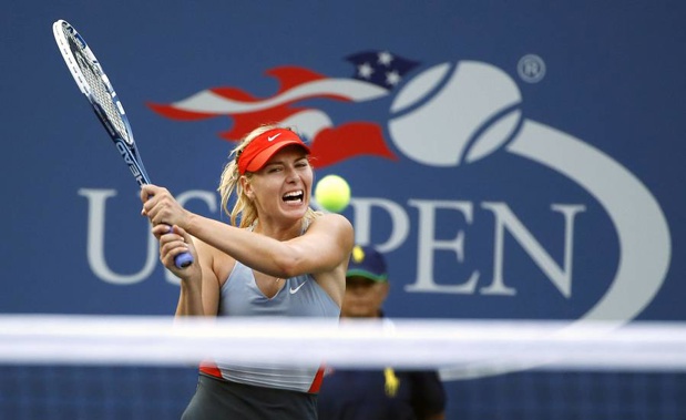 Maria Sharapova in action during the 2014 US Open. Photo / AP