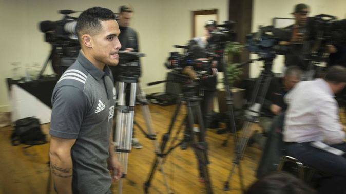 All Black Aaron Smith has apologised for making "a huge mistake" after his toilet sex scandal.