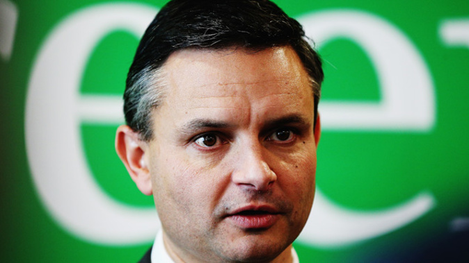 James Shaw, sole leader of the Green Party, who have dropped below 5% in the latest poll. Photo / Getty