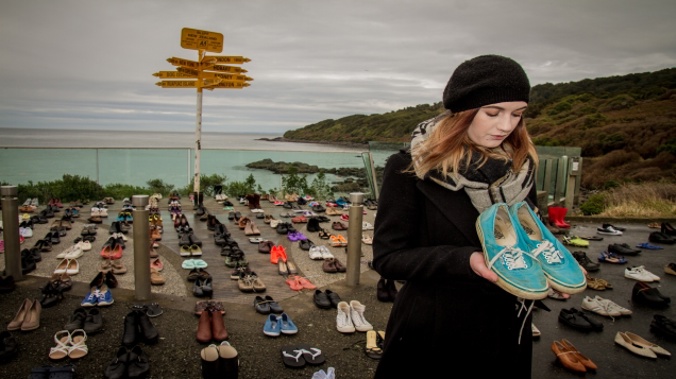 The shoes represent people who committed suicide during 2016. (Photo: Supplied)