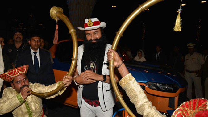 Last week, Gurmeet Ram Rahim Singh's followers went on a deadly rampage after he was convicted (Getty Images)