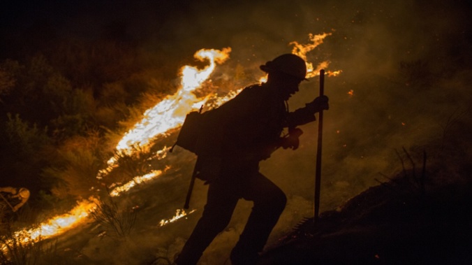 La Tuna Canyon's wildfire prompted evacuations in Burbank. (Photo: Getty)