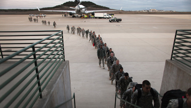 American soldiers at military base Fort Hood (Getty Images) 