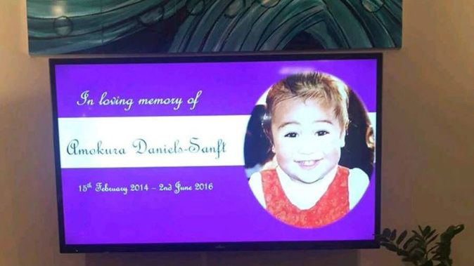 Amokura Daniels-Sanft, 2, died in the most tragic of circumstances at her family home. (Photo / Supplied)