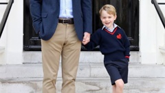 Prince George off for his first day of school (Twitter - Kensington Palace)