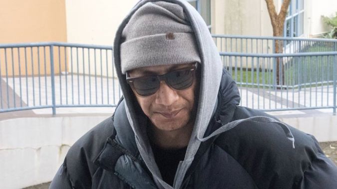Scribe (Malo Luafutu) arrives at the Porirua District Court in Wellington last month. (Photo: Marty Melville)