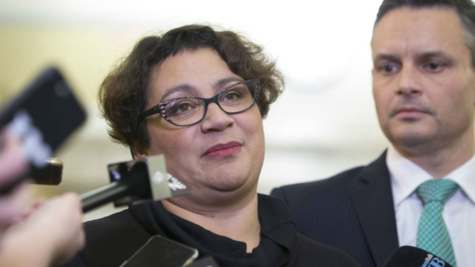 Ms Turei spoke at an anti-poverty rally in Otara (Image / NZH)