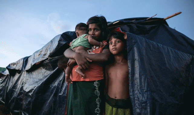 A Rohingya at an Internally Displaced Persons camp in Bangladesh (Getty Images) 