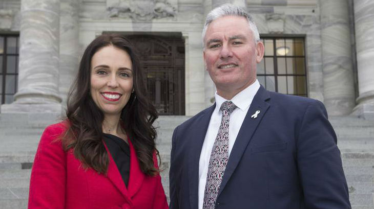  Labour leader Jacinda Ardern and deputy leader Kelvin Davis (Photo / NZ Herald)