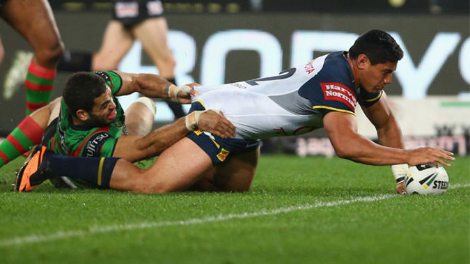 The barnstorming Kiwis international needs just 54m in Sunday's NRL grand final against Melbourne to become the first forward in the competition's history to crack 5000m for a season (Getty Images)