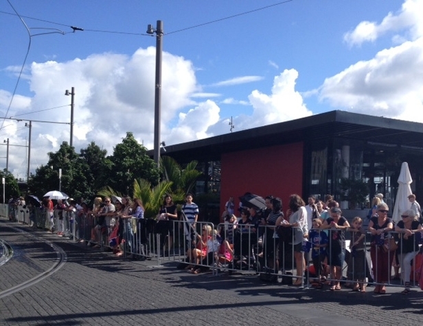 The royals arrive at Whenuapai (Julie Moffett)