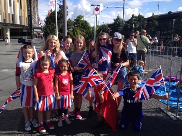 The royals arrive at Whenuapai (Julie Moffett)