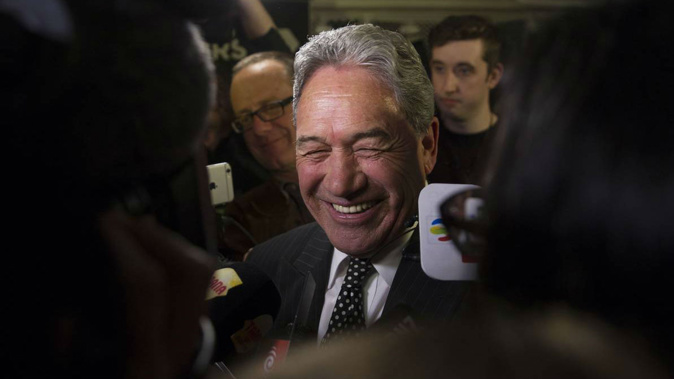 Peters was right to wait for the special vote count before yesterday sitting down and talking turkey.  (Photo \ NZ Herald)