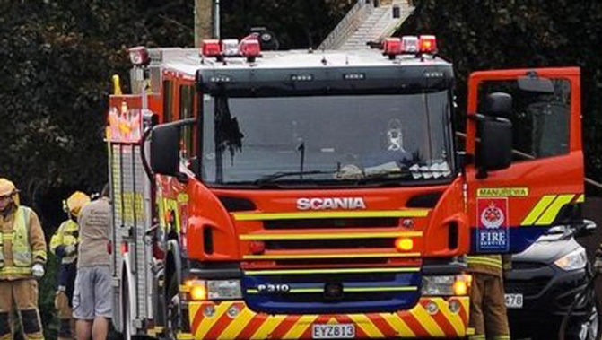 As many as eight fire trucks attended the blaze on Calders Road in West Melton at about 3am on Tuesday. (Photo \ File)