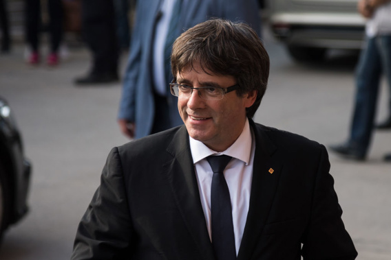 Catalonia President Carles Puigdemont has declared independence but will delay delay implementing it. (Photo \ Getty Images)