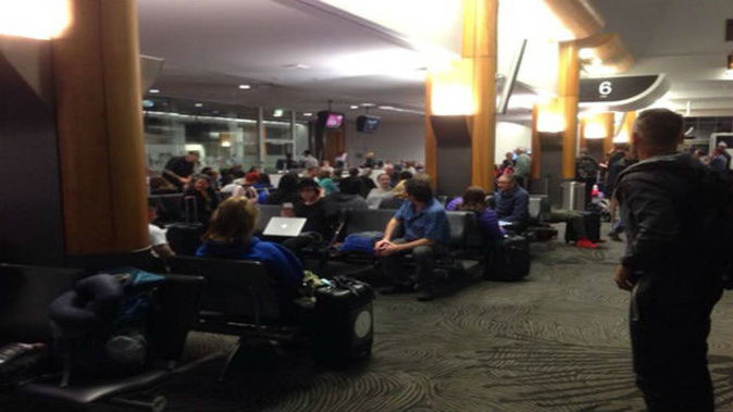 All international flights out of Auckland Airport have been grounded, after a power outage affected the body scanner. (Photo: Susan Potter/NZ Herald)