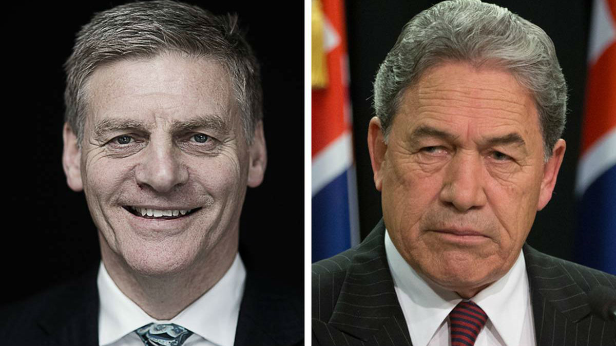 Winston Peters saying he will take two options to their board, but it won't be put to the vote.