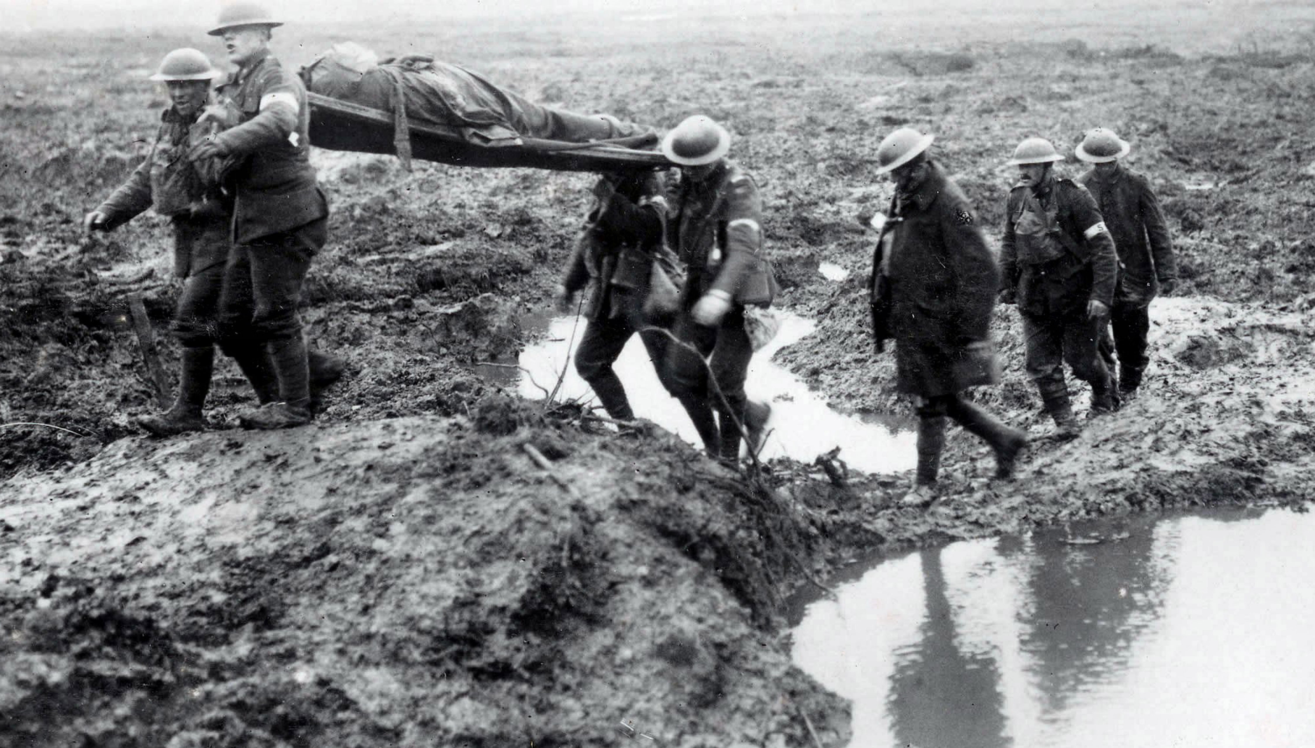 Canadians Wounded at the Battle of Passchendaele 
