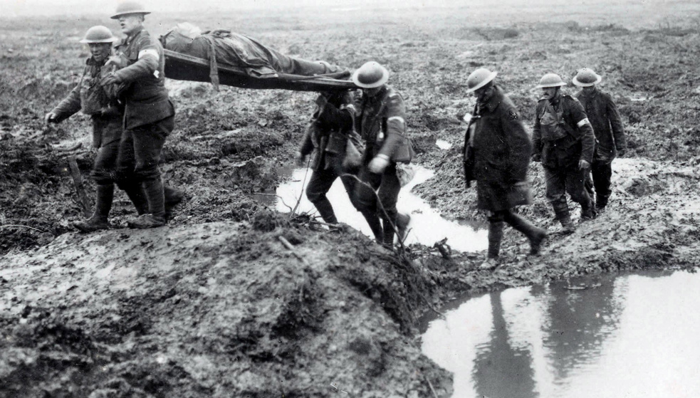 Canadians Wounded at the Battle of Passchendaele