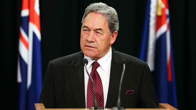 Winston Peters said talks will go long into the night on Monday (Image / Getty Images)