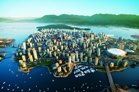 Vancouver from above (Image / Tourism Vancouver)