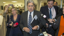 Winston Peters emerges from talks: There's still work to be done