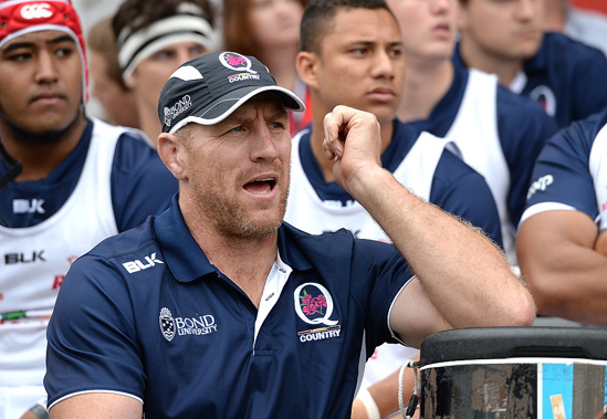 Brad Thorn is the new Reds coach - and already seems to have shifted his allegiances to the Wallabies. (Photo \ Getty Images)