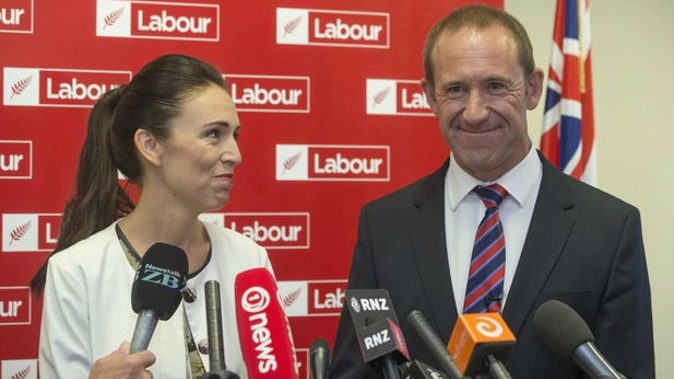 Andrew Little and Jacinda Ardern (Photo Mark Mitchell)
