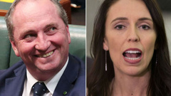 Barnaby Joyce and Jacinda Ardern. Photo/File